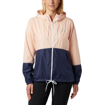 Columbia Flash Forward Windbreaker, Chamarras Azul Marino Para Mujer | 304286-JTZ